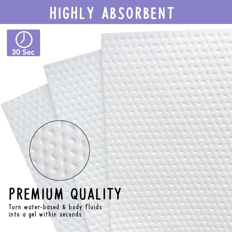REFLYAWAY 150 Packs Super Absorbent Urine Pads Portable Child Used with Travel Potty Bags Disposable Liners for Toddlers, Toilet Seat for Kids Pee Training - Image 2